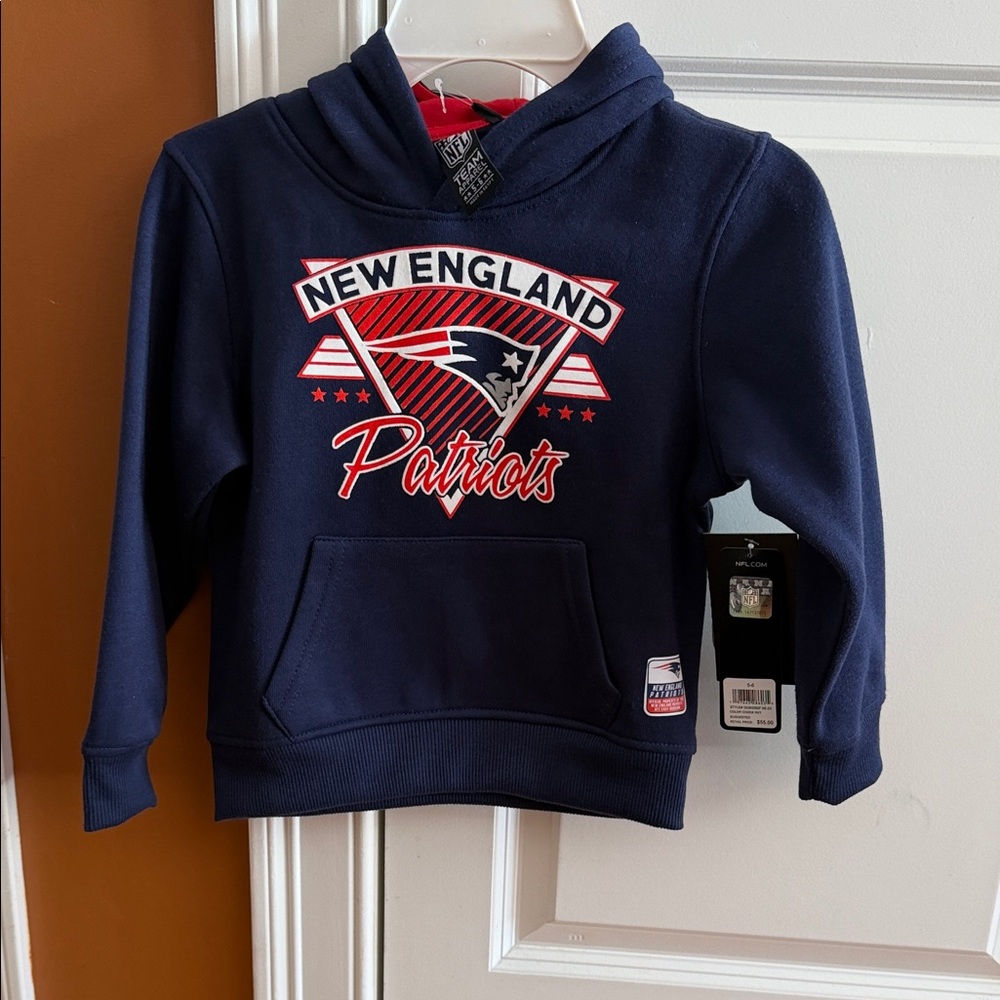 NFL Kids New England Patriots Navy Hoodie